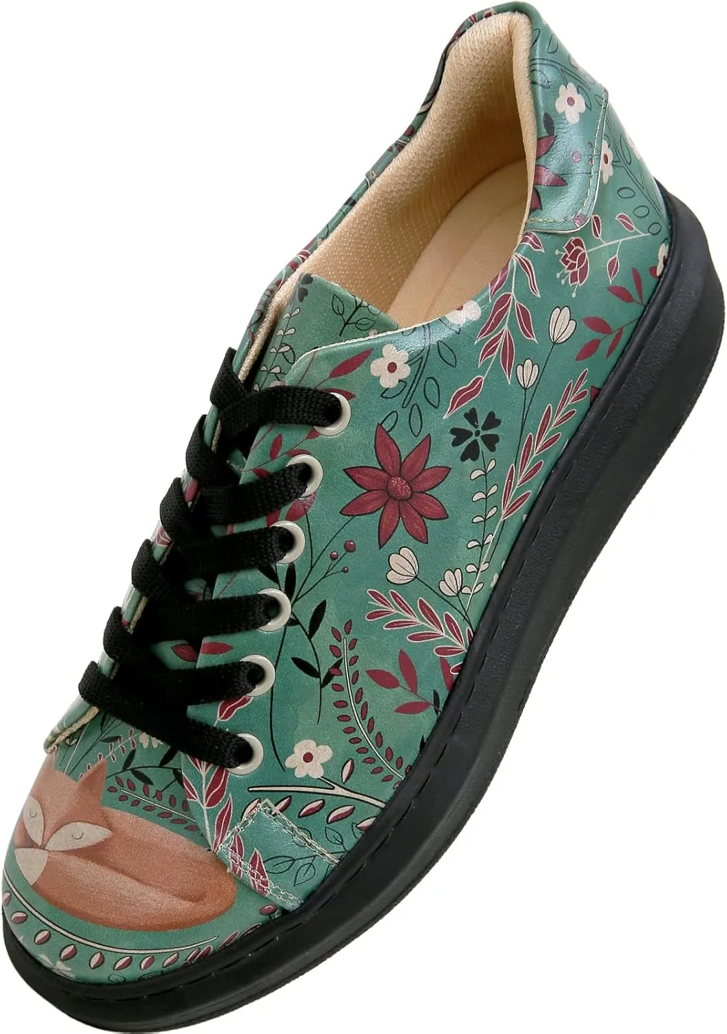 Wedge Platform Sneakers for Women - Handmade Vegan Leather, Unique Chunky Sneakers