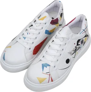 Wedge Platform Sneakers for Women - Handmade Vegan Leather, Unique Chunky Sneakers