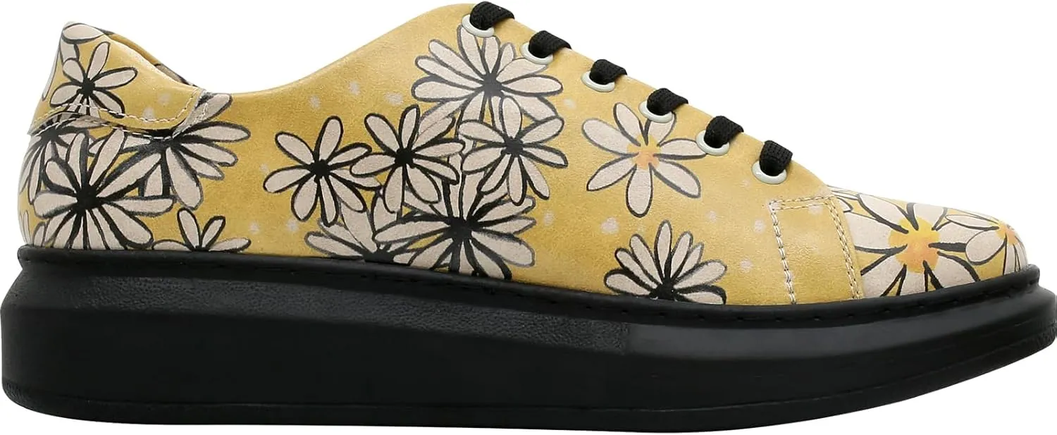 Wedge Platform Sneakers for Women - Handmade Vegan Leather, Unique Chunky Sneakers
