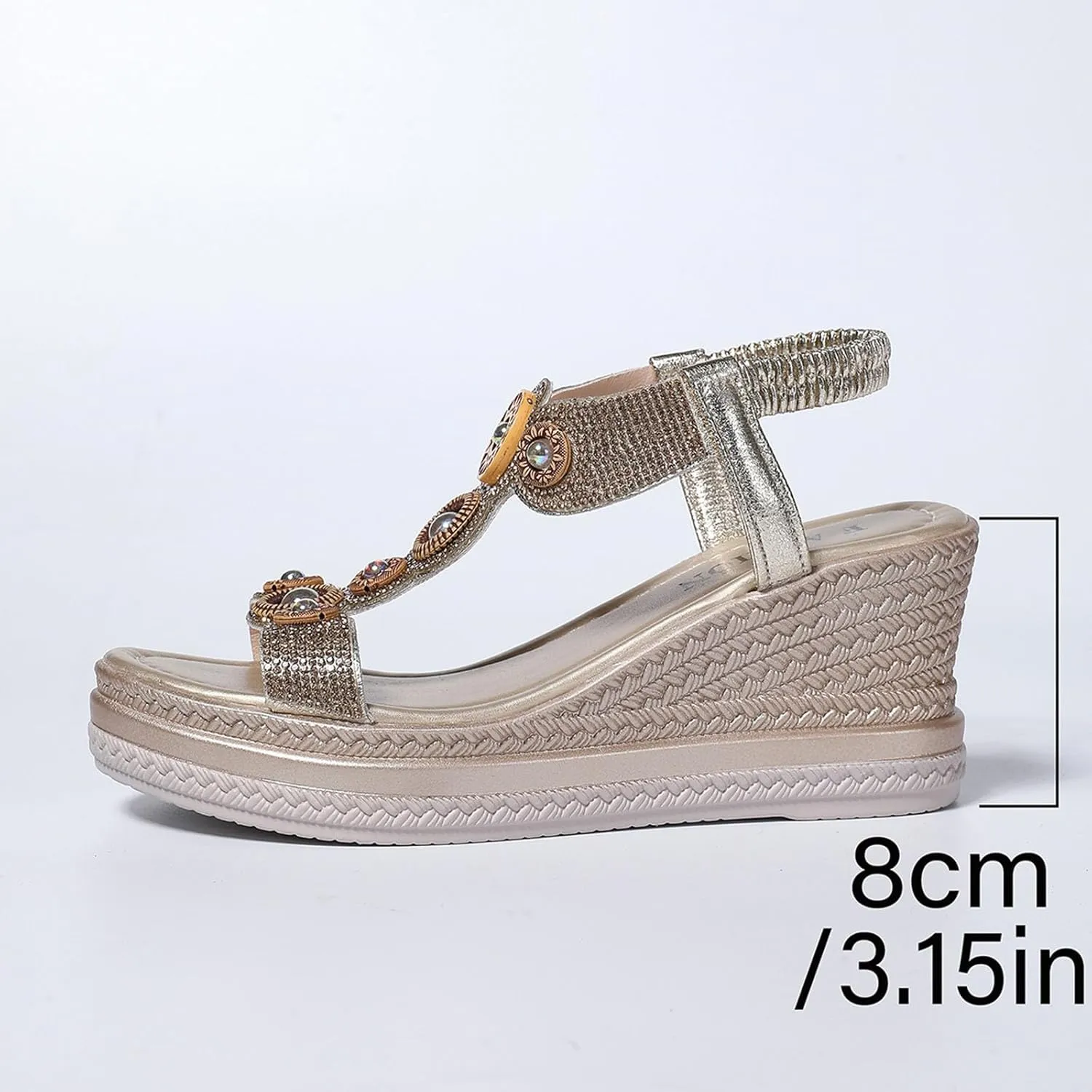 Wedges for Women Dressy Wide Width Slides Ankle Strap Open Toe Pump Heel Sandals Platforms Casual Summer Walking Shoes