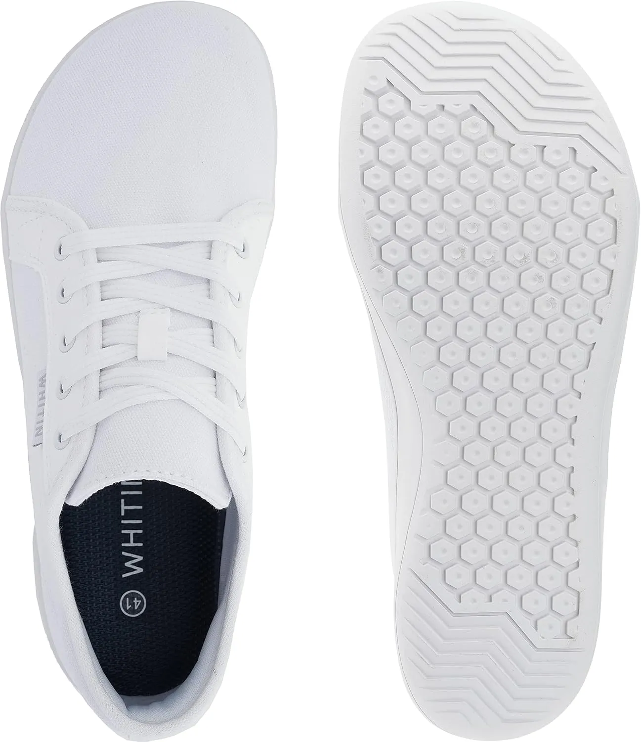 WHITIN Men's Wide Minimalist Barefoot Sneakers | Zero Drop Sole | Optimal Relaxation