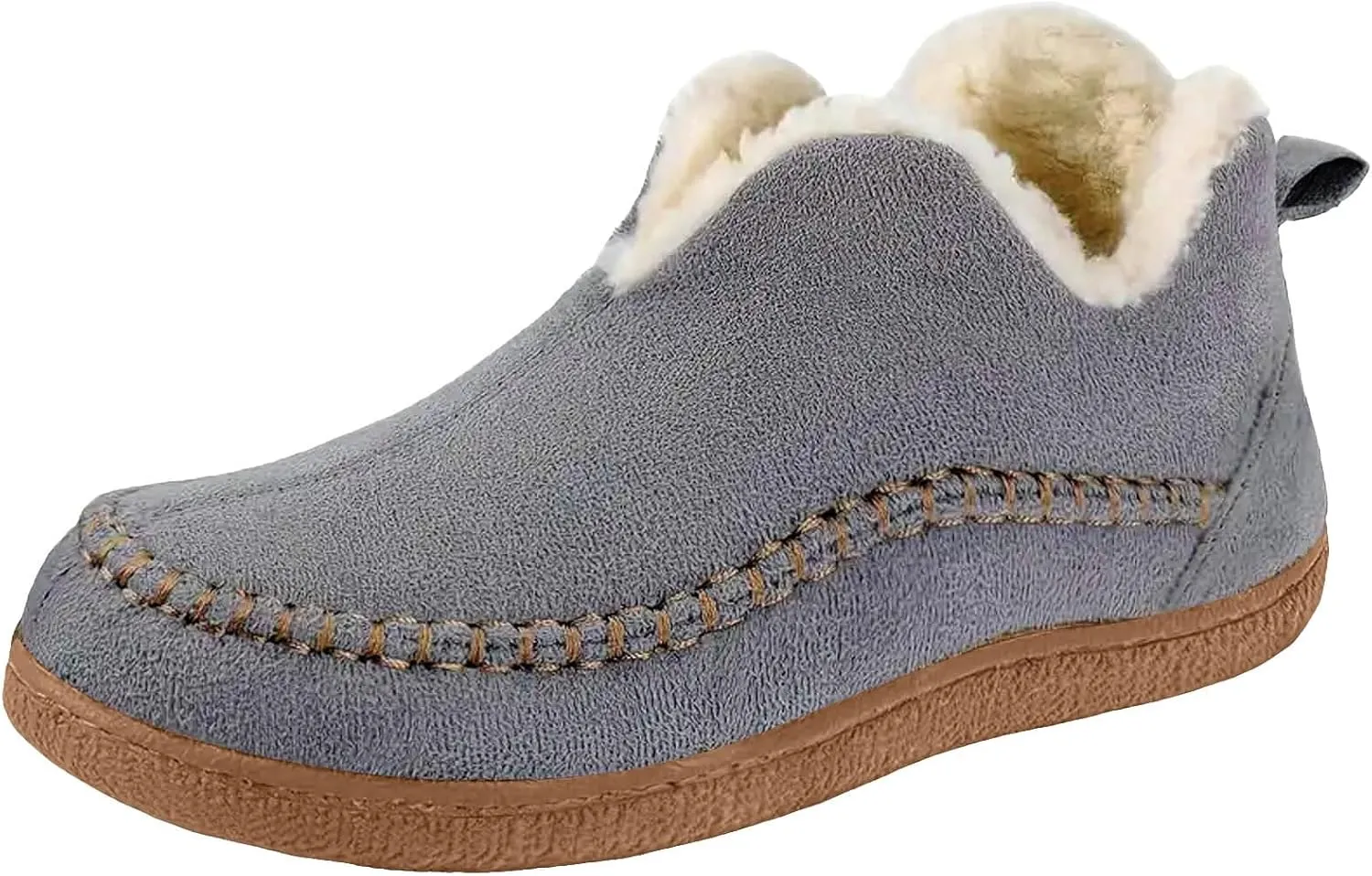 Winter Boots for Women, Winter Moccasin Boots Shoes With Cozy Memory Foam Warm Fuzzy Indoor Outdoor House Shoes