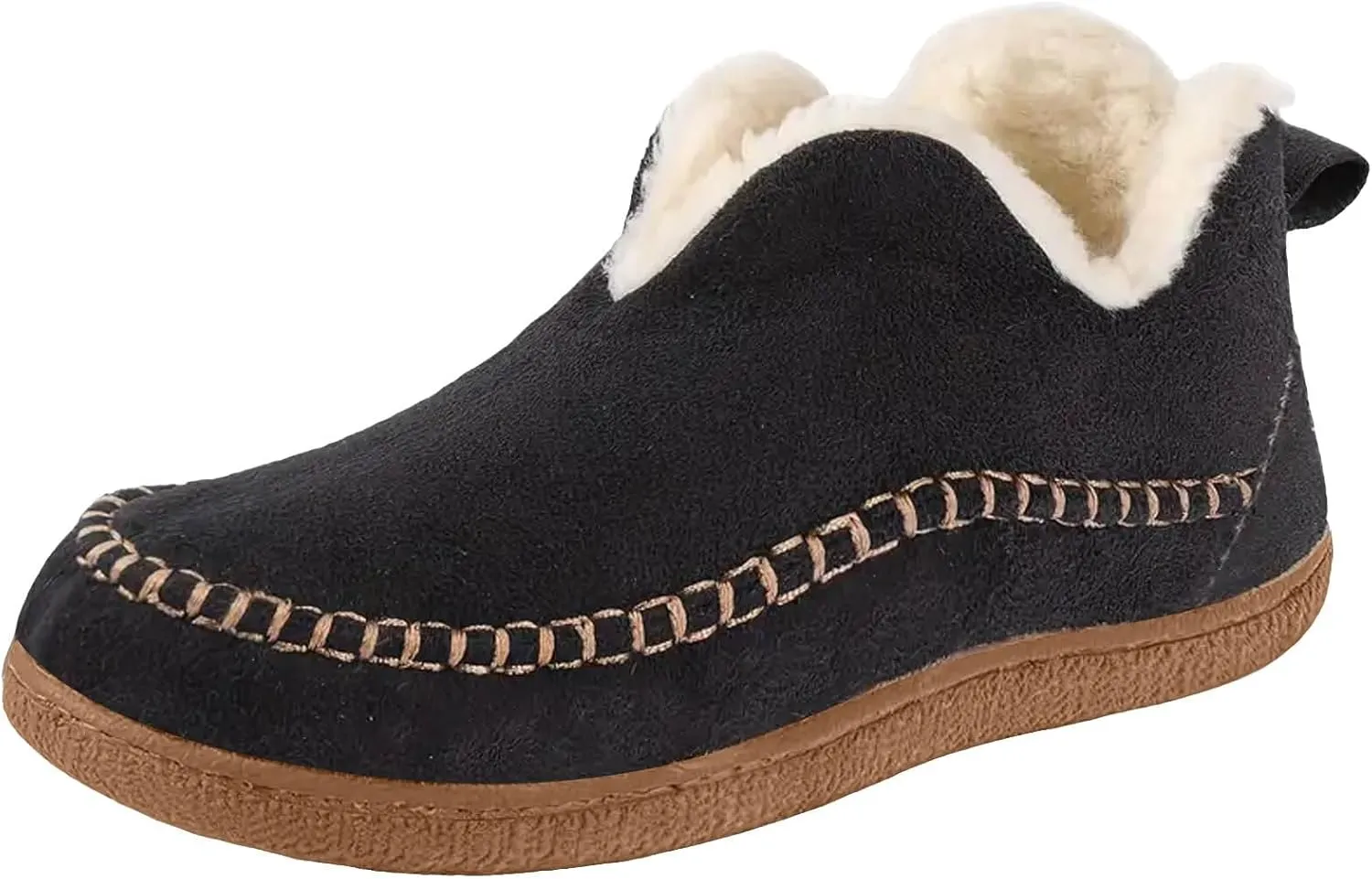 Winter Boots for Women, Winter Moccasin Boots Shoes With Cozy Memory Foam Warm Fuzzy Indoor Outdoor House Shoes
