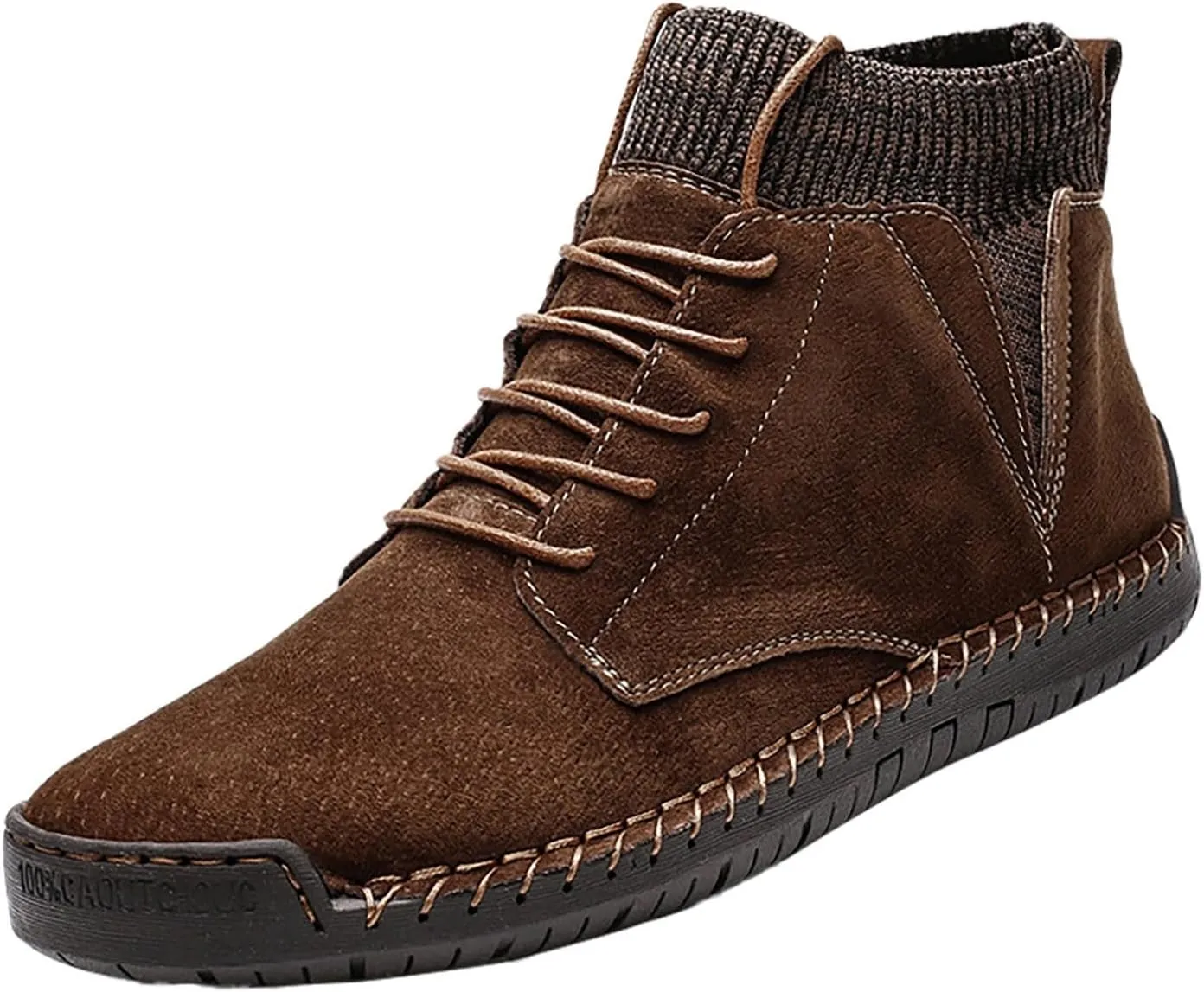 Winter Padded Men's British Large Size Casual Suede Handmade Foreign Trade Sport Shoes Shoes Men Slip on Sneaker