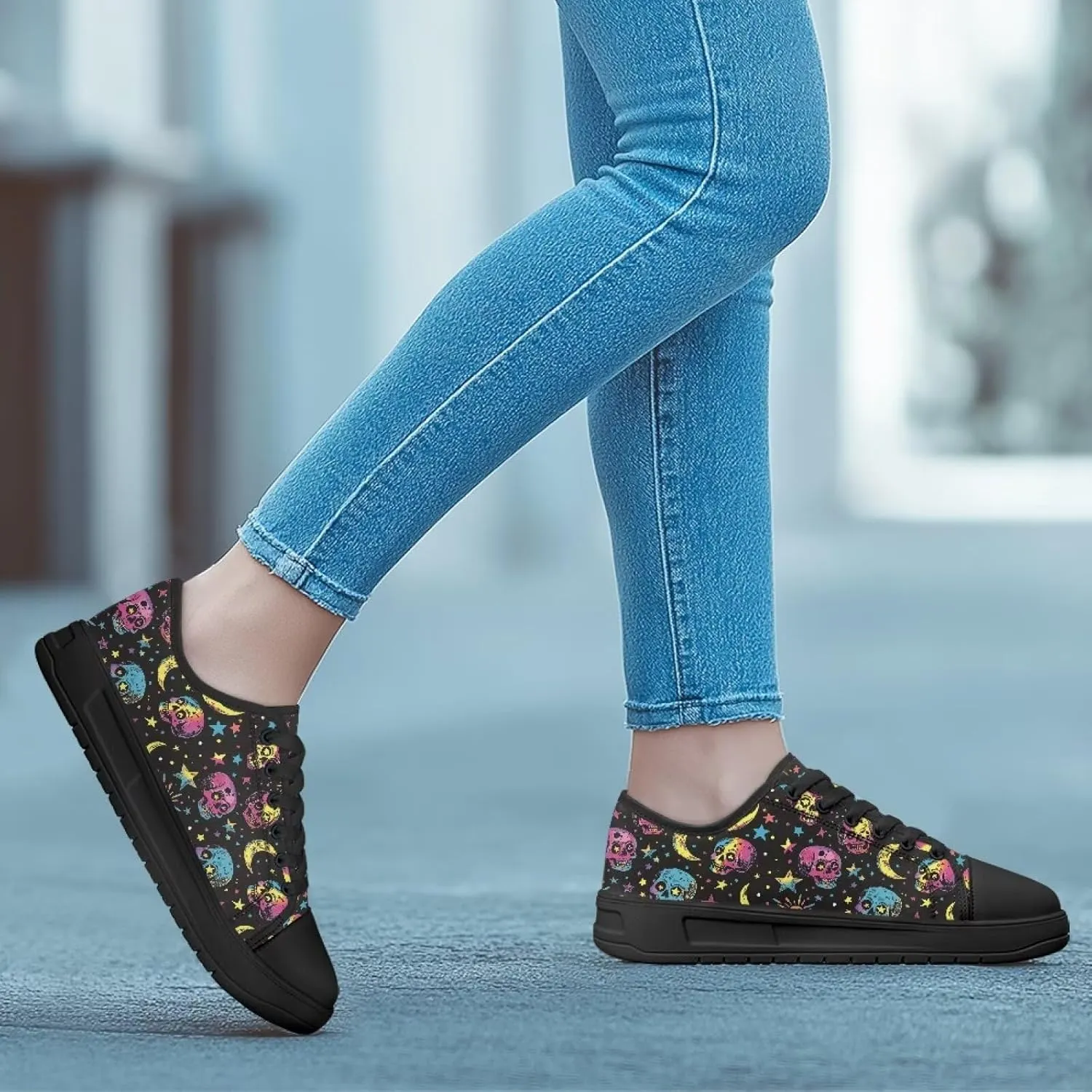 Women Dress Canvas Shoes Comfortable Fashion Sneakers Breathable Walking Shoe Gym Tennis Casual Chunky Sneaker Outdoor