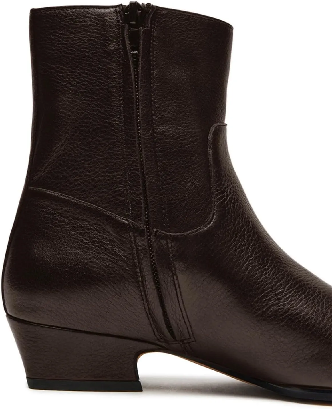 Women's Ankle Boots Square Toe Low Chunky Block Heel Booties Comfortable Short Boots Side Zipper Booties Shoes