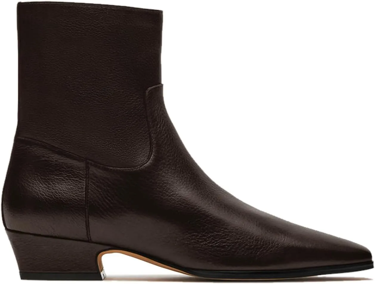 Women's Ankle Boots Square Toe Low Chunky Block Heel Booties Comfortable Short Boots Side Zipper Booties Shoes