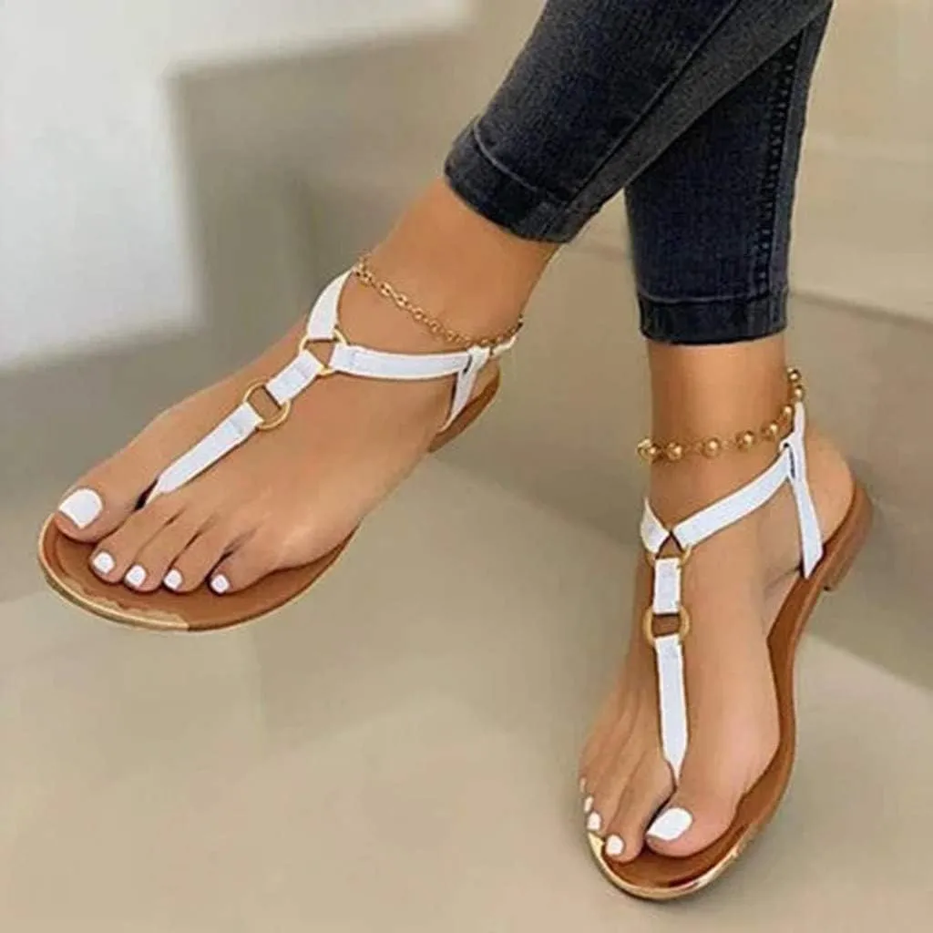 Womens Dressy Slide Sandals Memory Foam Barefoot Comfortable Summer Casual Shoes Adjustable Buckle Arch Support Beach Fashion Orthopedic Shoes for Women