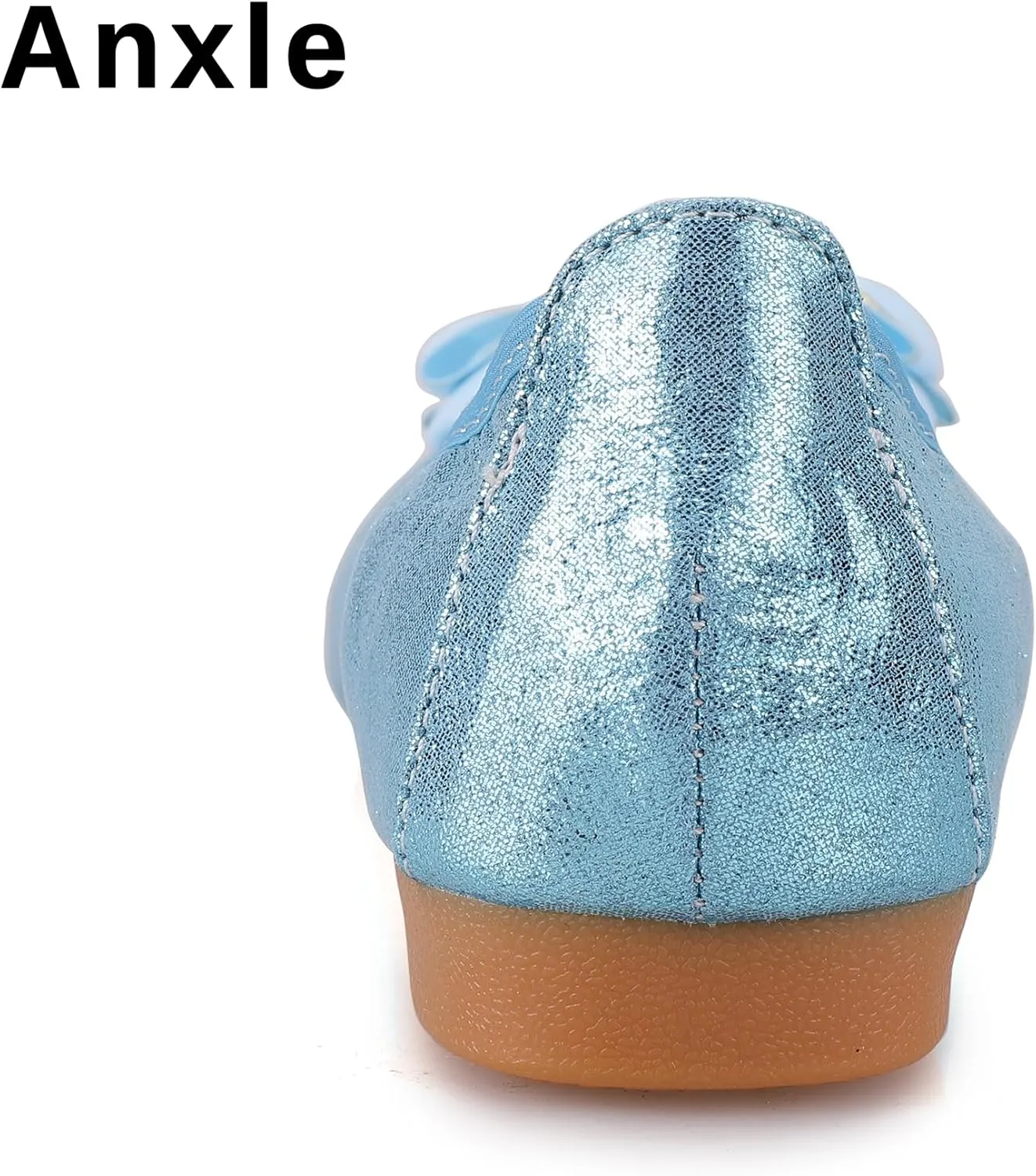 Womens Foldable Ballet Flats Bling Rhinestone Pointed Toe Comfort Slip On Walk Work Loafers Bridal Dress Shoes