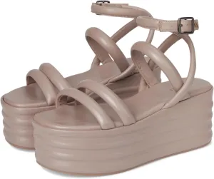 Women's Iris Flatform Flat Sandal, Orchid Ice Metallic, 7.5