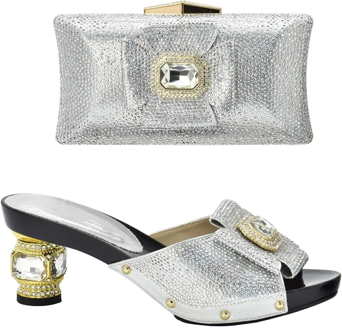 Women's Italian Summer Bridal Sandals - Braided Leather Wedges with Matching Woven Clutch for Beachside Ceremonies
