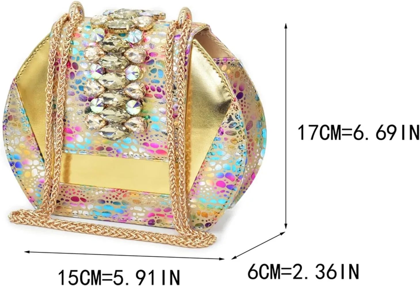 Women's Nigerian Party Essentials Set - Rhinestone-Embellished Pumps & Matching Clutch