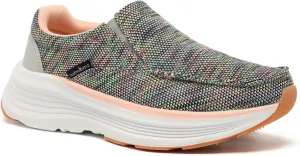 Women's Orthopedic Comfortable Slip-On for Outdoor, Soft Orthotic Walking Shoes for Foot and Heel Pain Relief, Rebound Thickening Slip-On Add Height Rainbow Pink Size 7