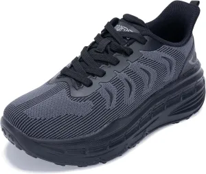 Womens Platform Shoes Fashion Chunky Sneakers Comfortable Casual Wide Width Walking Tennis Shoes