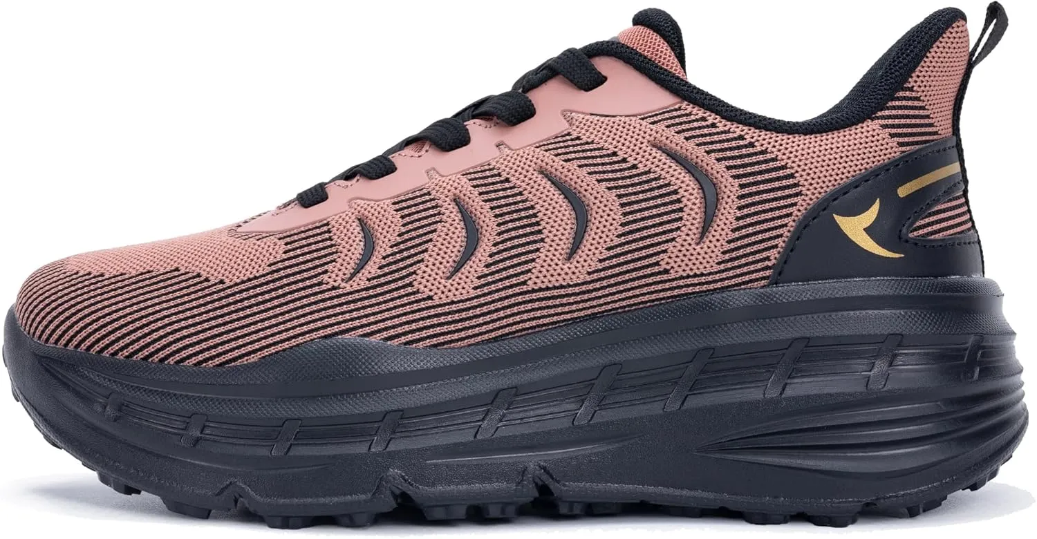 Womens Platform Shoes Fashion Chunky Sneakers Comfortable Casual Wide Width Walking Tennis Shoes