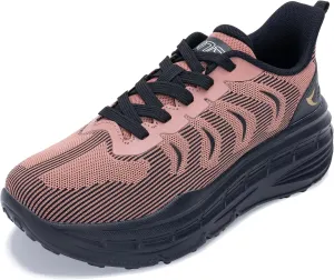 Womens Platform Shoes Fashion Chunky Sneakers Comfortable Casual Wide Width Walking Tennis Shoes