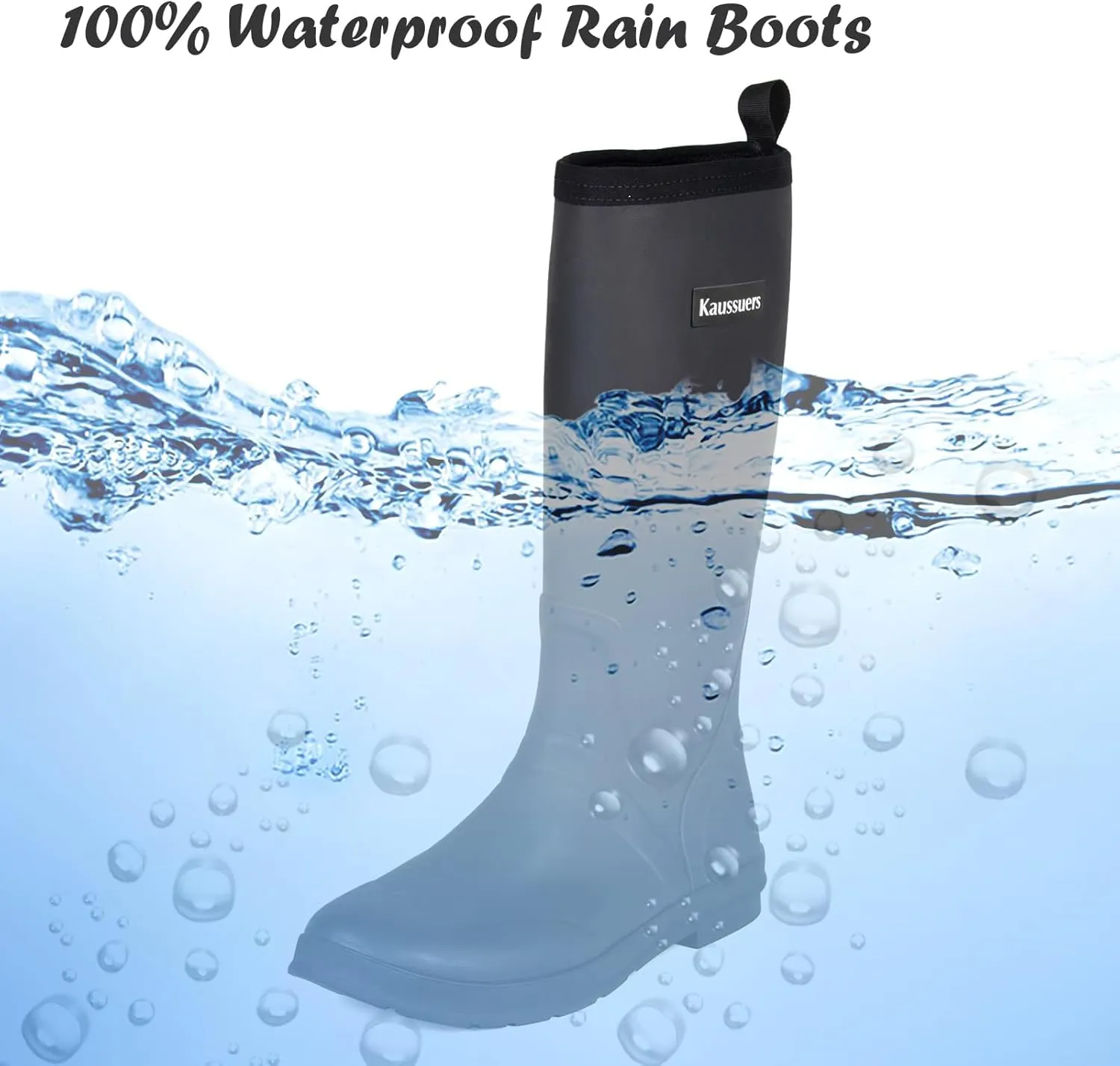 Women's Rain Boots Waterproof Rubber Women Shoes Snow Boots And Anti-slip Outdoor Muck Boots For women Garden Fishing Farm Camping