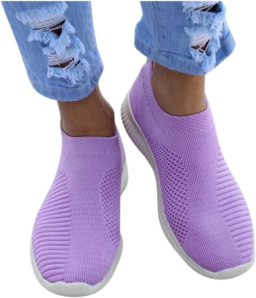Women's Slip-on Shoes Wide Width Sneakers Hands Free Mens Dress Shoes Mesh Breathable Business Casual Shoes Casual Sneakers Waterproof Tennis Shoe Casual Loafers