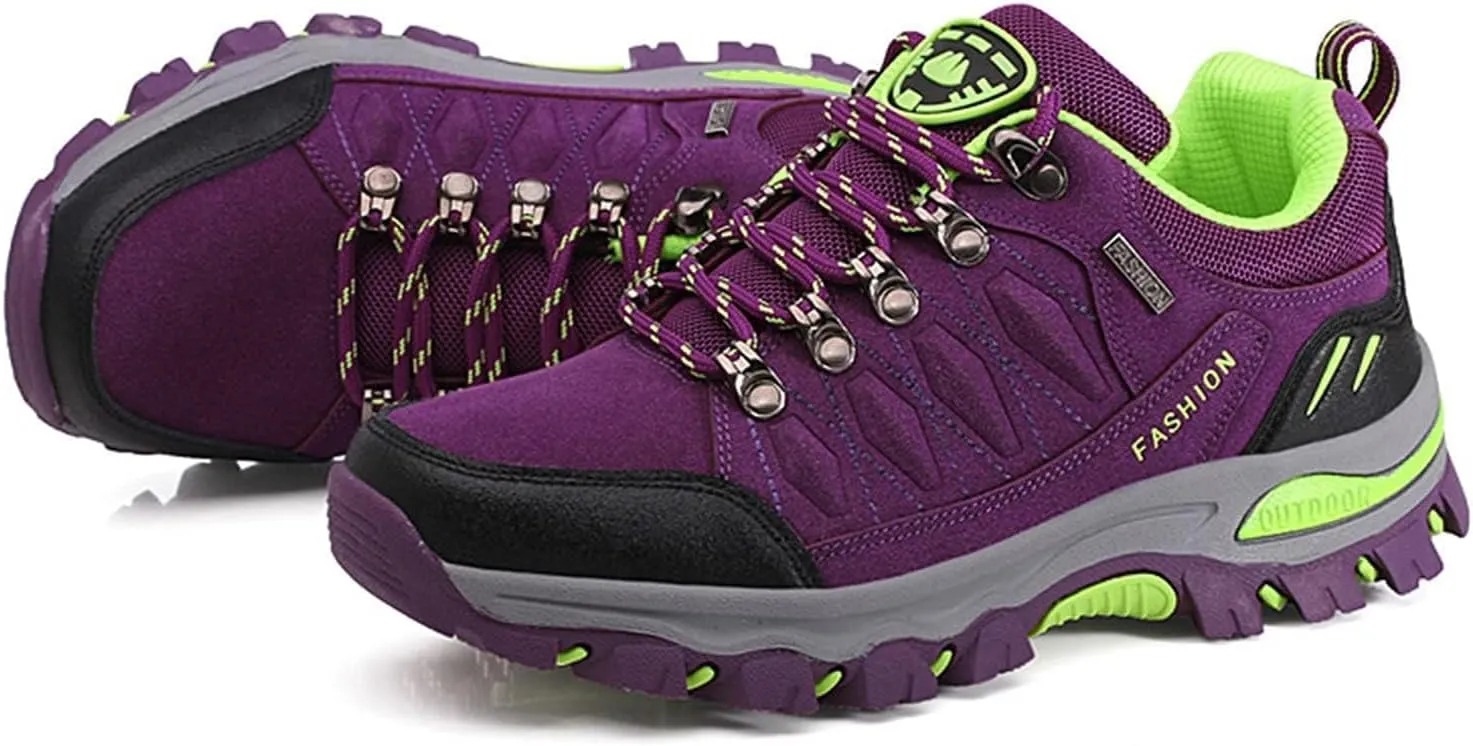 Women's Sneakers Outdoor Sports Climbing Hiking Shoes Waterproof Trekking Running Shoes Anti-Slip Wear-Resistant Climbing Shoes