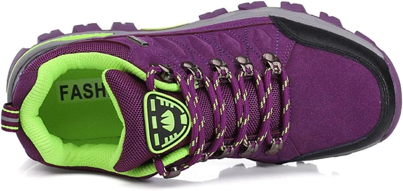 Women's Sneakers Outdoor Sports Climbing Hiking Shoes Waterproof Trekking Running Shoes Anti-Slip Wear-Resistant Climbing Shoes