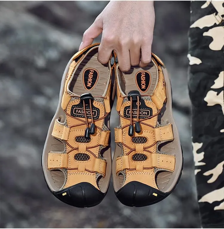 Women's Sport Hiking Sandals Closed Toe Durable Comfortable Outdoor Adventure Sandals with Arch Support Casual Athletic Walking Barefoot Wide Sandal Beach Shoes