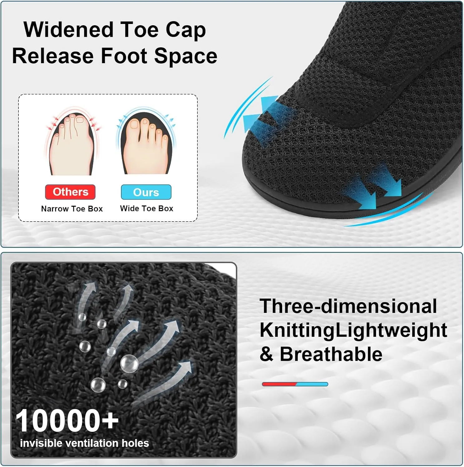 Womens Walking Shoes Comfortable Wide Diabetic Shoes Adjustable Neuropathy Bunion Swollen Feet Nursing Shoe Breathable Zero Drop Barefoot Casual Sneakers