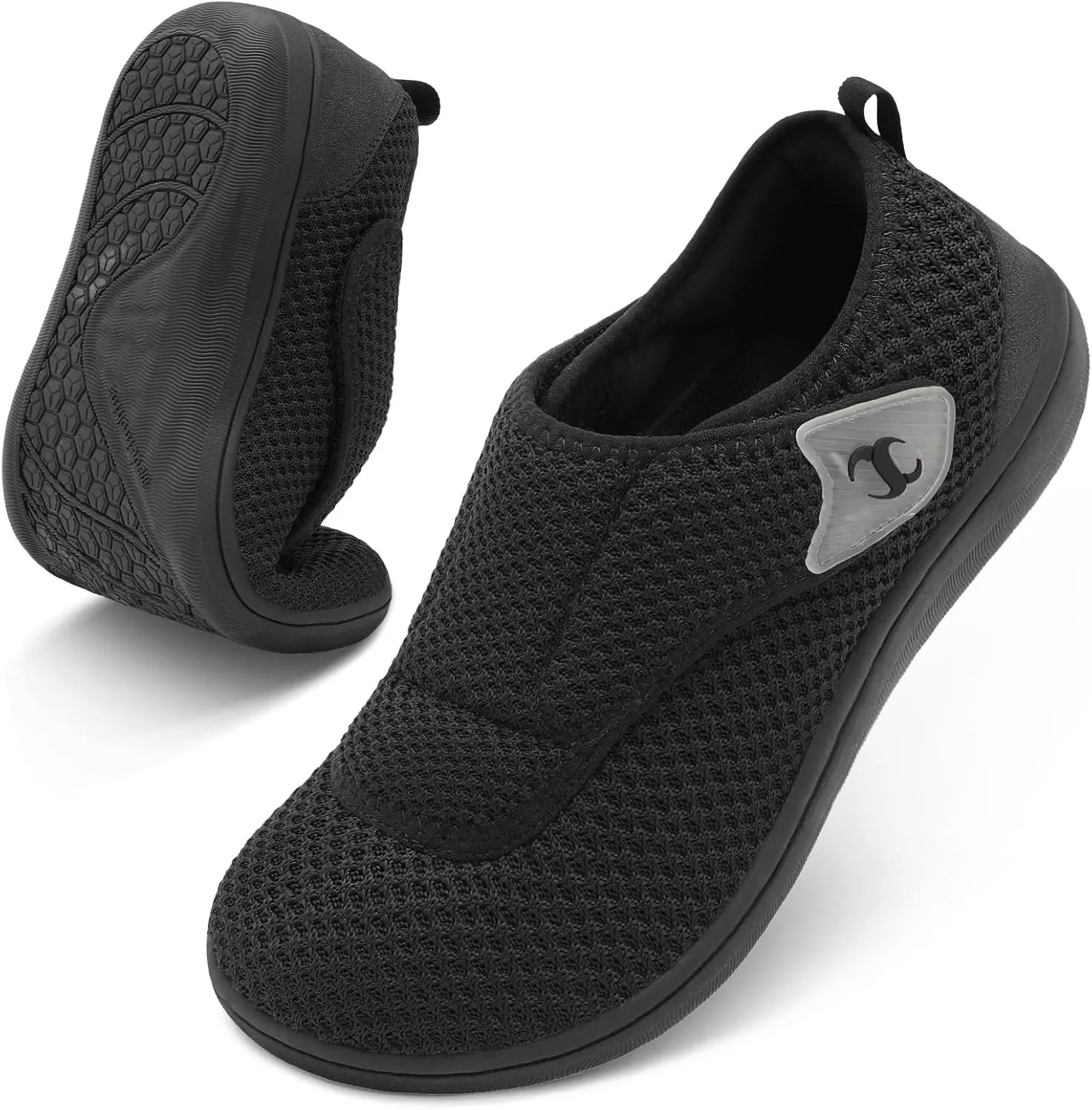 Womens Walking Shoes Comfortable Wide Diabetic Shoes Adjustable Neuropathy Bunion Swollen Feet Nursing Shoe Breathable Zero Drop Barefoot Casual Sneakers