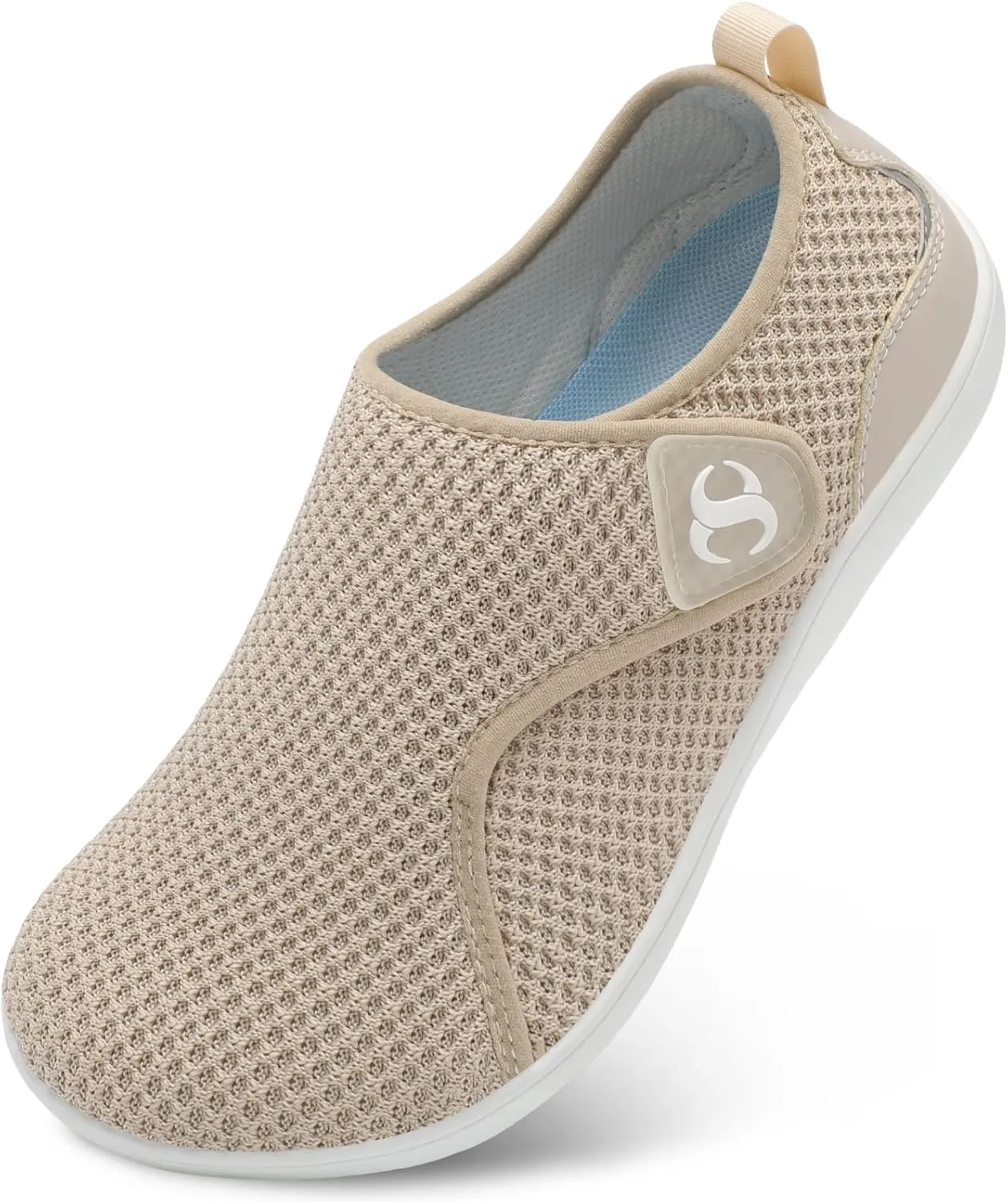 Womens Walking Shoes Comfortable Wide Diabetic Shoes Adjustable Zero Drop Edema Shoe Breathable Neuropathy Nursing Shoes Casual Wide Width Sneakers