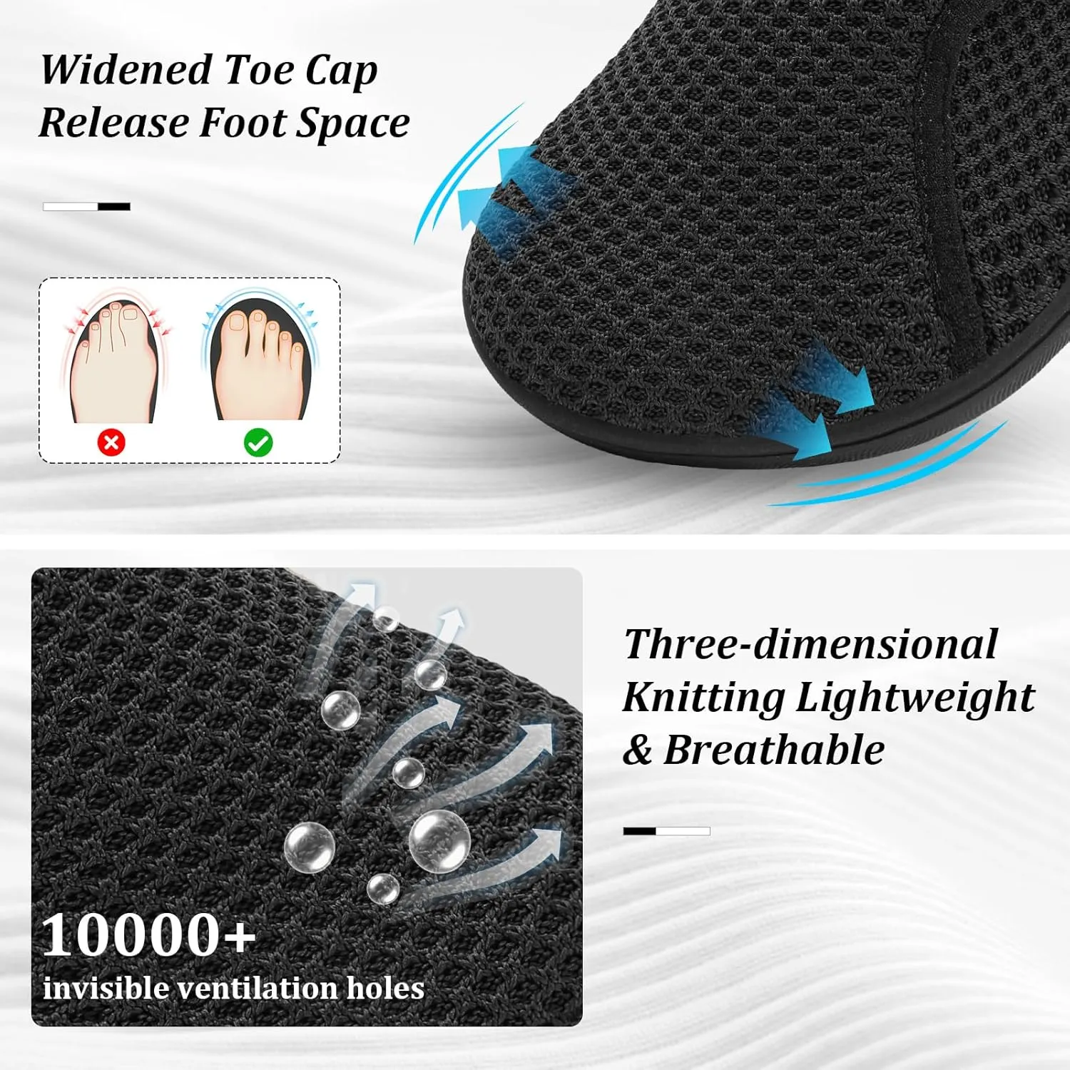 Womens Walking Shoes Comfortable Wide Diabetic Shoes Adjustable Zero Drop Edema Shoe Breathable Neuropathy Nursing Shoes Casual Wide Width Sneakers