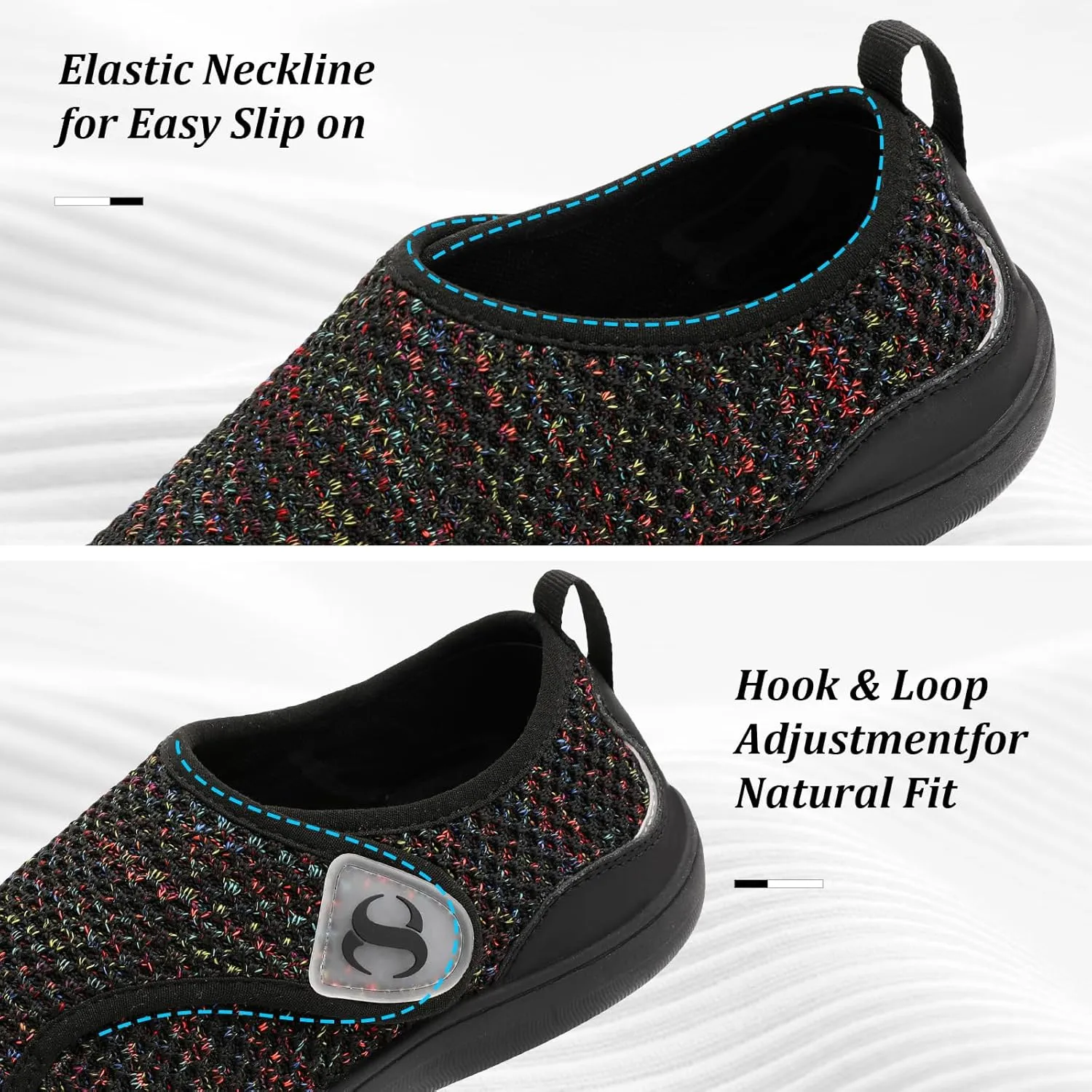 Womens Walking Shoes Comfortable Wide Diabetic Shoes Adjustable Zero Drop Edema Shoe Breathable Neuropathy Nursing Shoes Casual Wide Width Sneakers