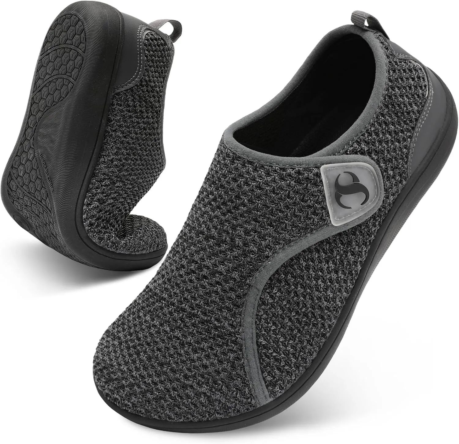 Womens Walking Shoes Comfortable Wide Diabetic Shoes Adjustable Zero Drop Edema Shoe Breathable Neuropathy Nursing Shoes Casual Wide Width Sneakers