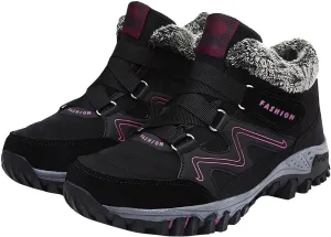 Women's Winter Boots Thermal Work Boots for Women, Unisex Waterproof Snow Shoes Non-Slip, Warm Comfy Booties Fashion Sneakers Walking Shoe
