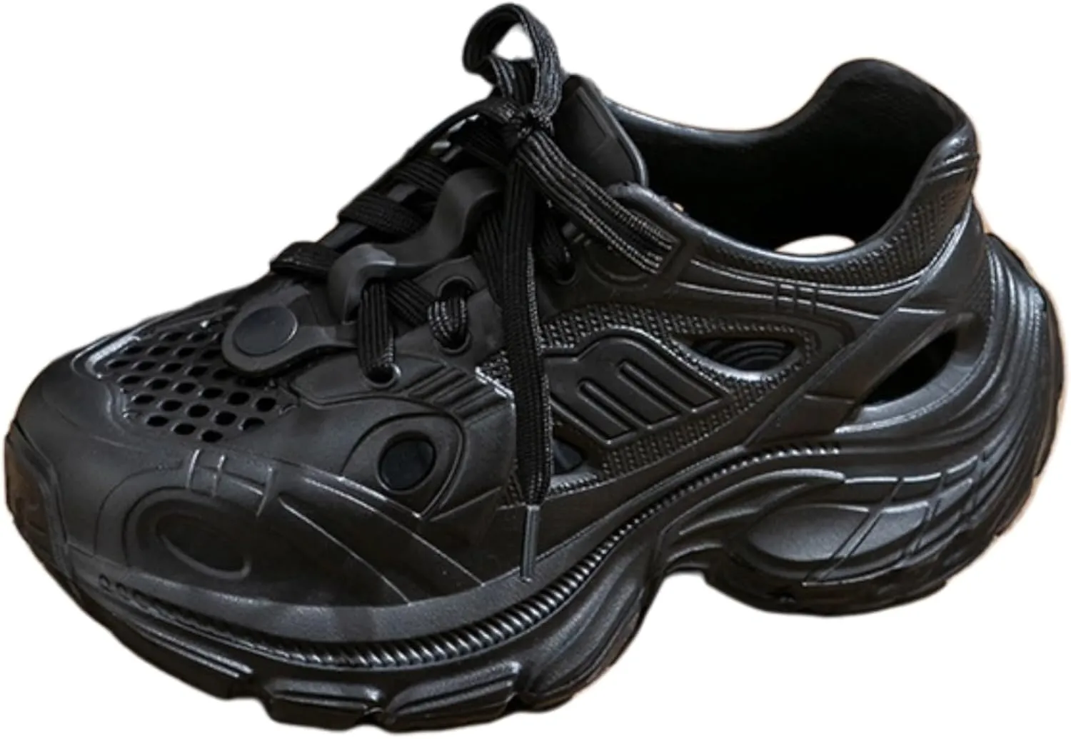 Y2k Platform Chunky Sneakers for Women and Girls Retro Mesh Breathable Aesthetic Summer Casual Walking Shoes for Travel