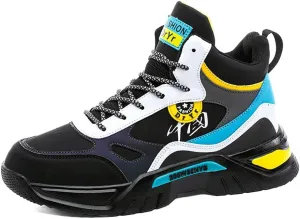 YAXE Unisex’s Lace-up Fashion Chunky Dad Sneakers