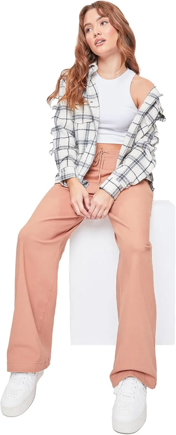 YMI Womens Jeans Wide Leg Jogger