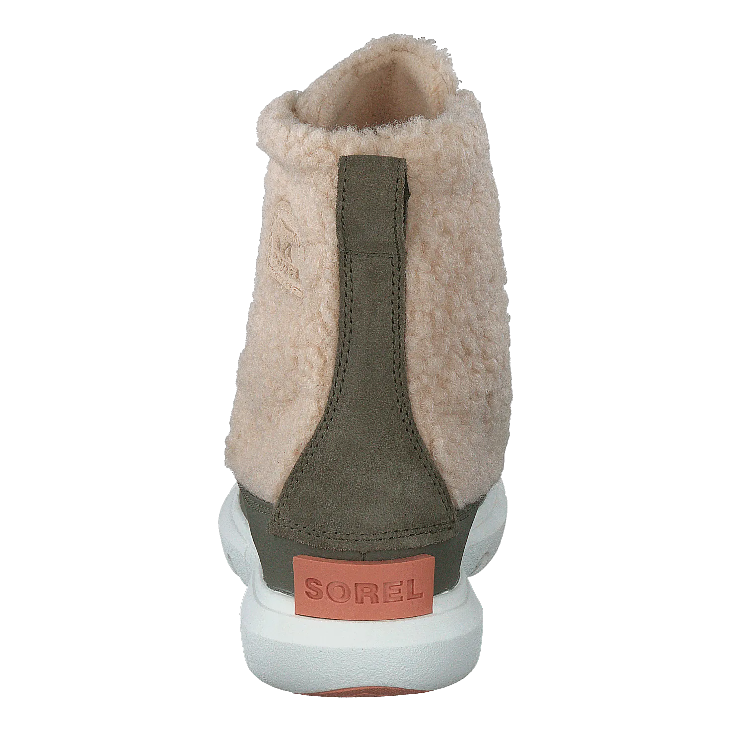 Youth Sorel Explorer Cozy Nova Sand, Stone Green