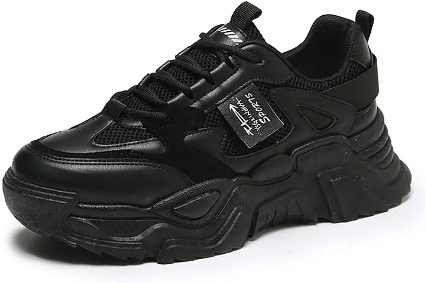 YYSPR Women’s Chunky Platform Sneakers Casual Comfortable Breathable Non Slip Mesh Walking Shoes